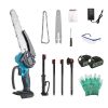 2-In-1 8” Cordless Electric Pole Saw and Mini Chainsaw