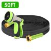 50FT Non-Expandable Garden Hose Kink-Free Lightweight Water Hose