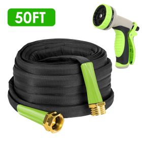50FT Non-Expandable Garden Hose Kink-Free Lightweight Water Hose