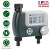 Sprinkler Timer with 2 Outlet Zones Digital Programmable
