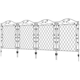 Foldable Fence Floral Trellis Panel