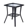 Wicker Side Table