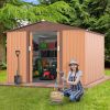 9.1' x 10.5' Outdoor Metal Storage Shed
