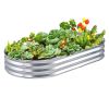Galvanized Metal Planter Box