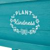 Blue Wood Raised Garden Bed; 40.2" L x 18.2" W x 32" H
