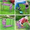 Garden Kneeler and Seat  with Gloves and Tool Pouch