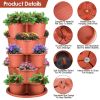 5 Tier Vertical Stackable Planter Garden Tower