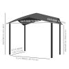 10' x 10' Soft Top Patio Gazebo Outdoor Canopy