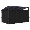 Gazebo with Curtain 13.3'x9.6'x8'