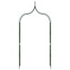 Garden Arch Dark Green 47.2"x15"x101.6" Iron