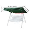 66x45in Replacement Swing Canopy Green