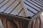 12*12FT patio gazebo  with steel canopy