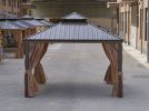12*12FT patio gazebo  with steel canopy