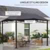 10' x 10' Soft Top Patio Gazebo Outdoor Canopy