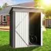 Tool Shed with Sloping Roof and Lockable Door