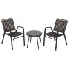 3-Piece Patio Bistro Table Set