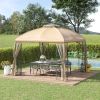 10' x 10' Patio Gazebo with Corner Shelves