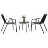 3-Piece Patio Bistro Table Set