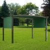 17x6.5Ft Pergola Canopy Replacement Cover Green