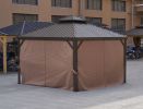 12*12FT patio gazebo  with steel canopy