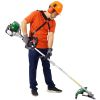 4 in 1 Multi-Functional Garden Tool System with Gas Pole Saw, Hedge Trimmer, Grass Trimmer
