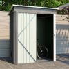 Tool Shed with Sloping Roof and Lockable Door