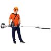 4 in 1 Multi-Functional Garden Tool System with Gas Pole Saw, Hedge Trimmer, Grass Trimmer