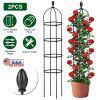 2 Packs Garden Obelisk Trellis 5.9FT Plants Tower for Climbing Plants