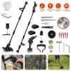3-in-1 Cordless Electric Pole Saw & Mini Chainsaw & Grass Trimmer Kit
