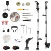 3-in-1 Cordless Electric Pole Saw & Mini Chainsaw & Grass Trimmer Kit