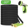 100FT Non-Expandable Garden Hose Kink-Free Lightweight