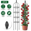 2 Packs Garden Obelisk Trellis 5.9FT Plants Tower for Climbing Plants