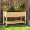 Wood Raised Garden Bed Planter