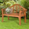 FarmHome Folding 2 Seater Garden Eucalyptus Bench