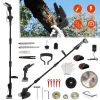 3-in-1 Cordless Electric Pole Saw & Mini Chainsaw & Grass Trimmer Kit
