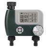 Sprinkler Timer with 2 Outlet Zones Digital Programmable