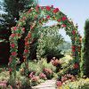 78"H x 45"W Metal Garden Arch Trellis