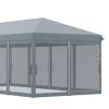 10' x 20' Pop Up Canopy Tent with Netting