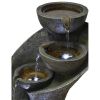 23.5inches Outdoor Water Fountain with LED Light