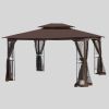 13x10 Outdoor Patio Gazebo Canopy Tent With Ventilated Double Roof
