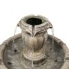 48inches Outdoor Concrete Floor Water Fountain with Submersible Electric Pump