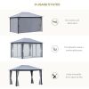 10' x 13' Patio Gazebo, Aluminum Frame