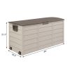 75gal 260L Outdoor Garden Plastic Storage Deck Box