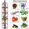 2 Packs Garden Obelisk Trellis 5.9FT Plants Tower