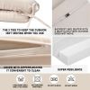 2PCS Set Outdoor Lounge Chair Cushion Replacement  (Beige)