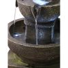 16inches Outdoor Water Fountain with LED Light