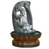 11inches Buddha Fountain Fengshui Indoor Tabletop Decorative Waterfall Kit