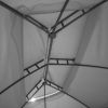 10' x 13' Patio Gazebo Canopy, Double Vented Roof, Steel Frame, Gray