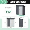 5 x 3 Ft Steel Utility Tool House w/ Lockable Door