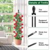 2 Packs Garden Obelisk Trellis 5.9FT Plants Tower